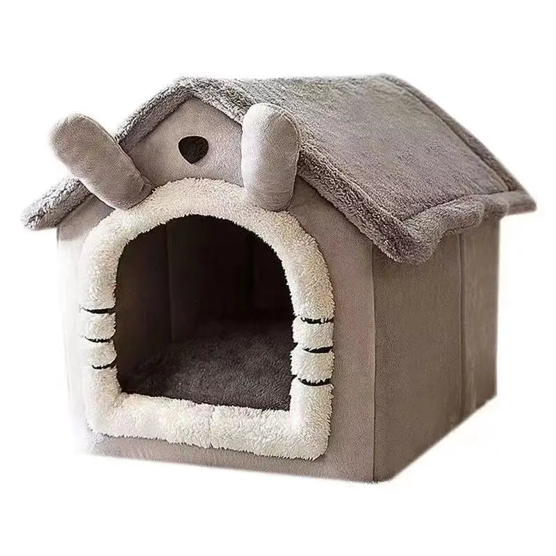 House Style Pet Bed for Small Dogs & Cats