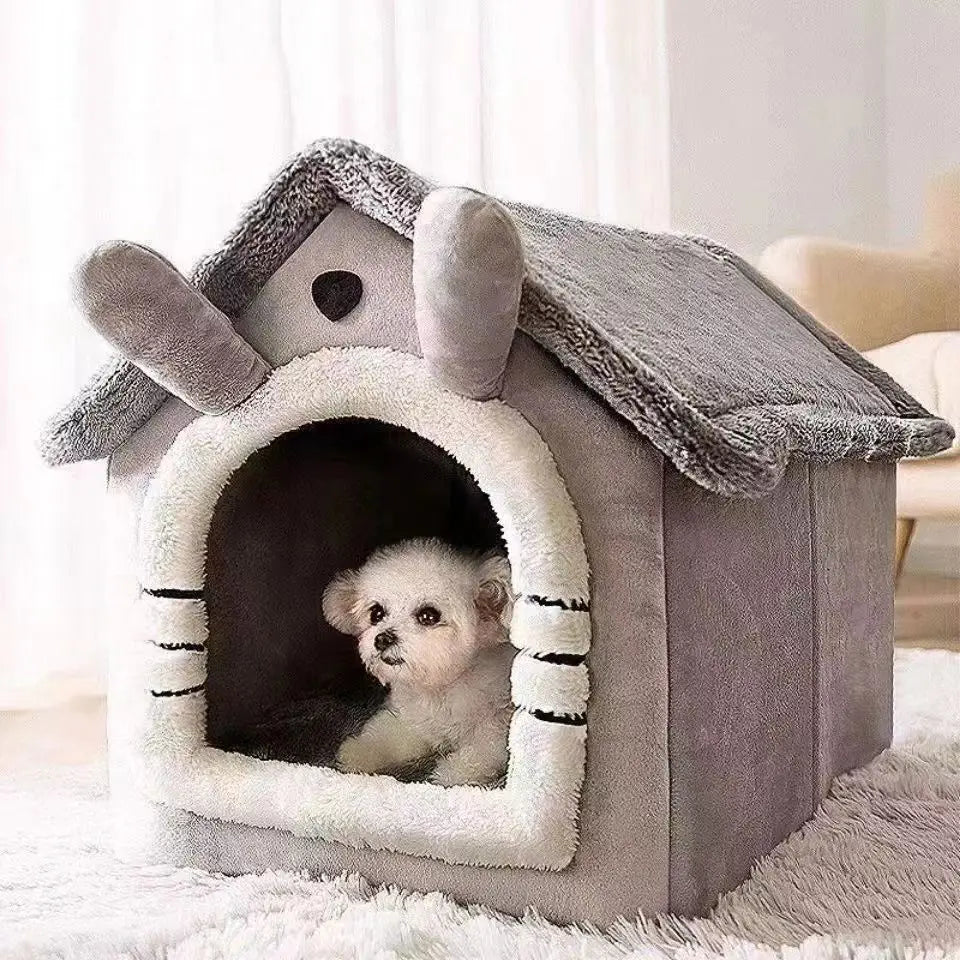 House Style Pet Bed for Small Dogs & Cats