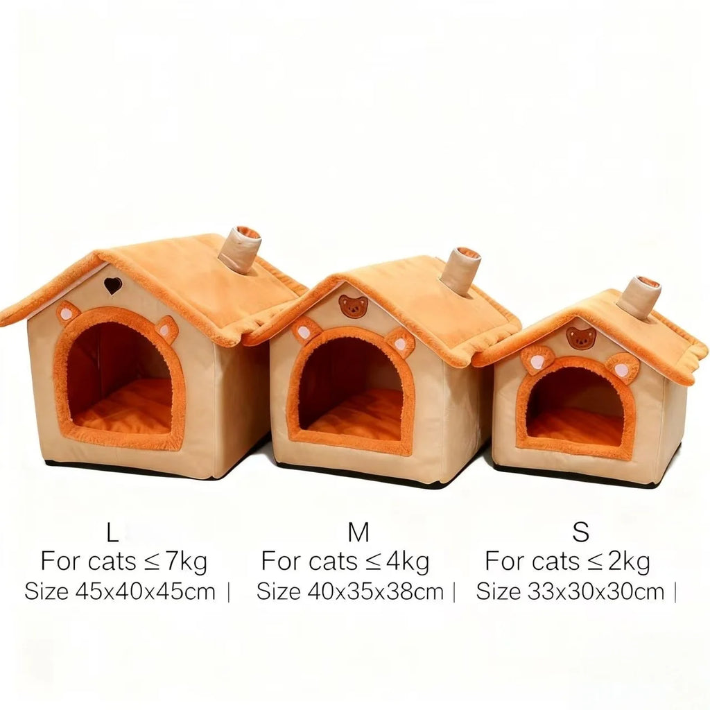 House Style Pet Bed for Small Dogs & Cats